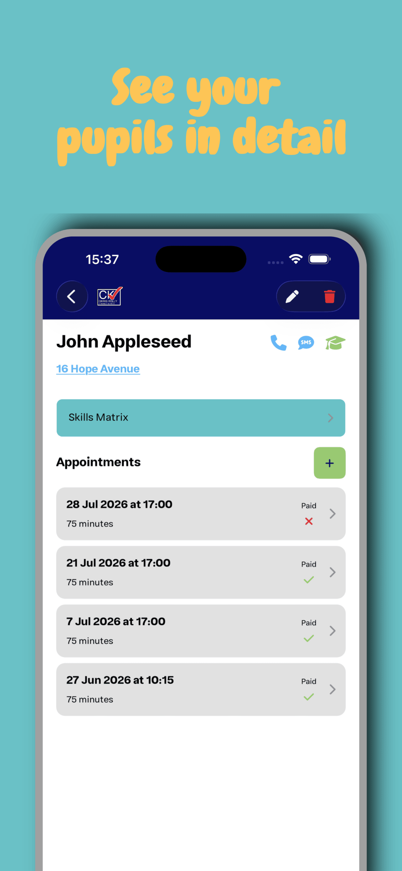 The Chris Kelly App screenshot 2